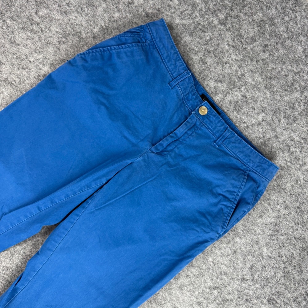 Banana Republic Girlfriend Fit Chino Pants Womens 6 Blue Jay 256798-03 Stretch